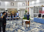 Perkuat Reformasi Birokrasi, Gubernur Agustiar Sabran Resmi Lantik Delapan Pejabat Tinggi Pratama di Kalteng