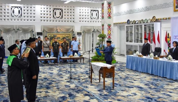 Perkuat Reformasi Birokrasi, Gubernur Agustiar Sabran Resmi Lantik Delapan Pejabat Tinggi Pratama di Kalteng