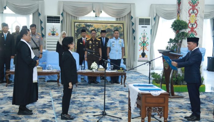 Linae Victoria Aden Resmi Menjabat Sekda Kalimantan Tengah Definitif 