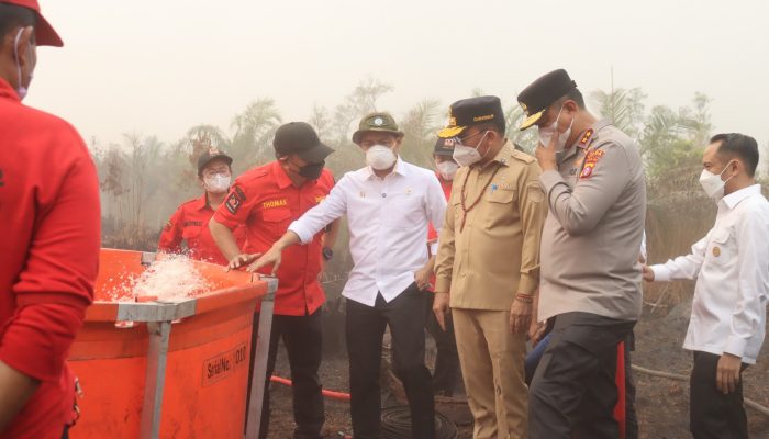 Sumber Air Jadi Tantangan Penanganan Karhutla di Kalteng