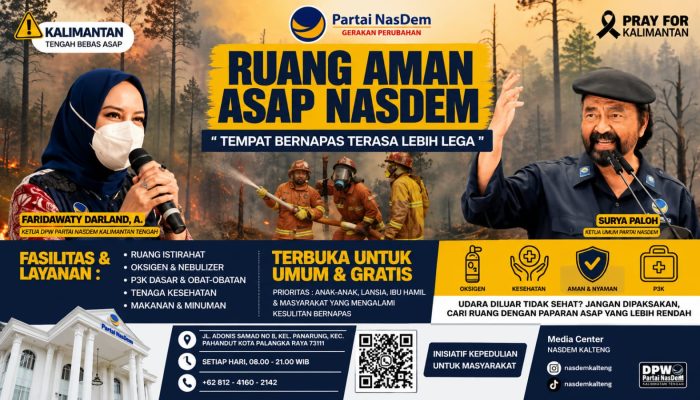 Faridawaty Buka Ruang Aman Asap NasDem bagi Warga Terdampak