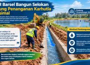 PUPR Barsel Siapkan Saluran Air Menuju Embung Karhutla