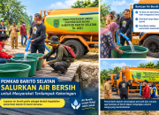 PUPR Barsel Distribusikan Air Bersih untuk Warga Terdampak Kekeringan