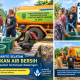 PUPR Barsel Distribusikan Air Bersih untuk Warga Terdampak Kekeringan