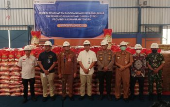 150 Ton Beras Premium Disalurkan ke Tiga Wilayah Kalteng