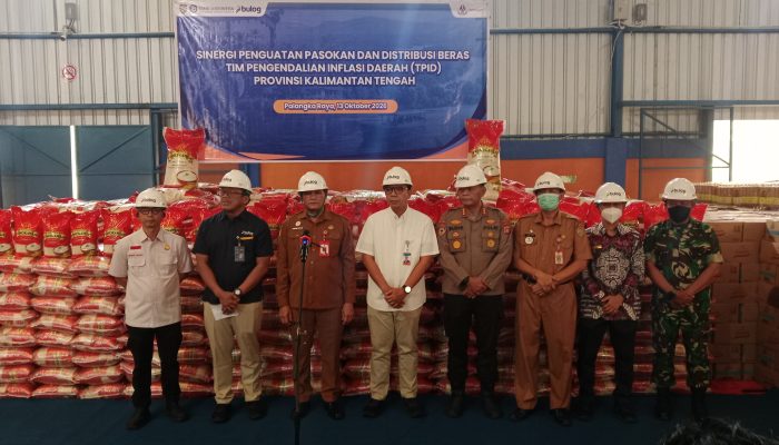 150 Ton Beras Premium Disalurkan ke Tiga Wilayah Kalteng