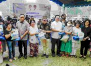 Agustiar Sabran Salurkan Bantuan Pangan Bagi Pelayan Gereja