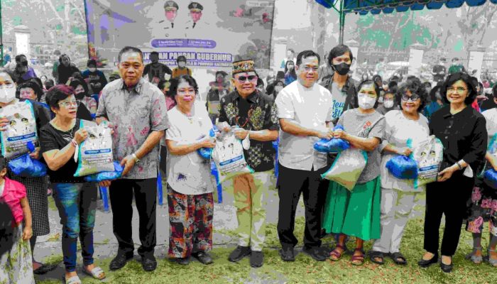 Agustiar Sabran Salurkan Bantuan Pangan Bagi Pelayan Gereja