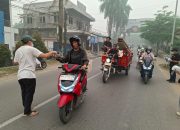 Kabut Asap Pekat, PWI Barito Utara Peduli Kesehatan Warga