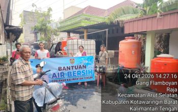 Pemprov Kalteng Lanjutkan Penyaluran Air Bersih ke Berbagai Daerah